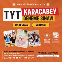 Karacabey’de gerçeğe yakın TYT provası 