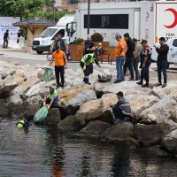 Denizden çıkanlar, görenleri şaşırttı 