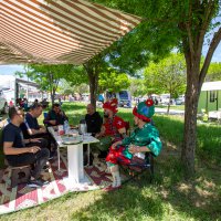 Karavan tutkunları Harmancık'ta buluştu 