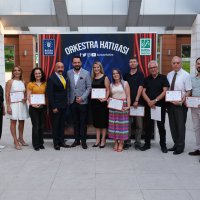 Orkestrada mezuniyet sevinci 