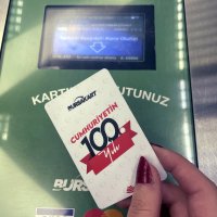 Bu ulaşım kartları 100. yıla özel 
