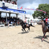 Rahvan at yarışlarında çeyrek final heyecanı 