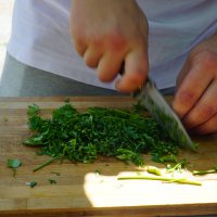 Dansçılar sahnede değil mutfakta ter döktü 