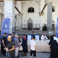 Aşure kazanları birlik için kaynadı 