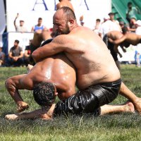 Pehlivanlar er meydanına çıktı 