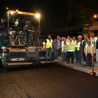 Ankara yolunda gece mesaisi sürüyor 