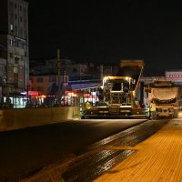 Ankara yolunda gece mesaisi sürüyor 