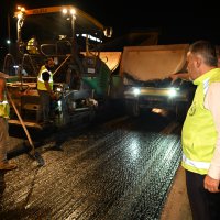 Ankara yolunda gece mesaisi sürüyor 