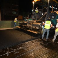 Ankara yolunda gece mesaisi sürüyor 