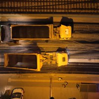 Ankara yolunda gece mesaisi sürüyor 