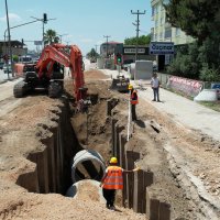 Karacabey’in altı da üstü de yenileniyor 
