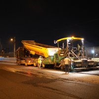 Ankara yolunda gece mesaisi sürüyor 