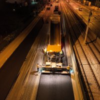 Ankara yolunda gece mesaisi sürüyor 