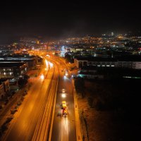 Ankara yolunda gece mesaisi sürüyor 