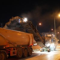 Ankara yolunda gece mesaisi sürüyor 