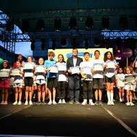 Yaz spor okullarına coşkulu veda 