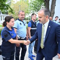 Zabıtaya moral ziyareti 