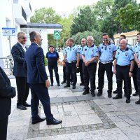 Zabıtaya moral ziyareti 