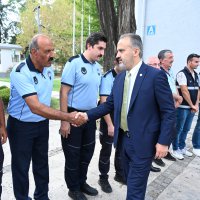 Zabıtaya moral ziyareti 