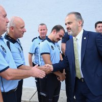 Zabıtaya moral ziyareti 