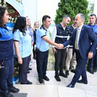 Zabıtaya moral ziyareti 