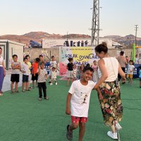 Afetin izleri oyunla silindi 