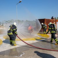 İtfaiyenin her eğitimi gerçek gibi tatbikat 