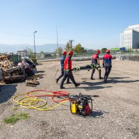İtfaiyenin her eğitimi gerçek gibi tatbikat 