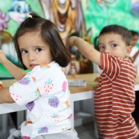 Çocuklara hayvan sevgisi aşılandı 