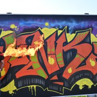 Grafiti şenliğinde renkler konuştu 