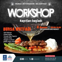 BUSMEK’in lezzet atölyelerine kayıtlar başladı 