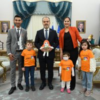 Başkan Aktaş’ın özel konukları 