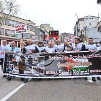 Bursa’nın çocukları Filistin için tek yürek 