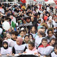 Bursa’nın çocukları Filistin için tek yürek 