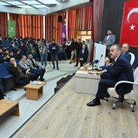 Başkan Aktaş’tan öğrencilere tecrübe paylaşımı 