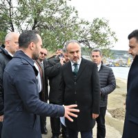 Bursa sahillerinde fırtına mesaisi 