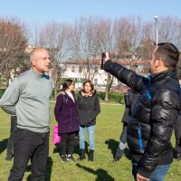 Biber gazının etkisini önce kendileri test etti 
