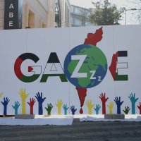 Boya fırçalarıyla Gazze'ye dikkat çektiler 