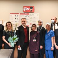 Başkan Aktaş'tan yılın son ve ilk bebeklerine ziyaret 