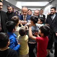 Başkan Aktaş’tan ders başı yapan öğrencilere ziyaret 