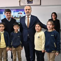 Başkan Aktaş’tan ders başı yapan öğrencilere ziyaret 