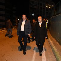 Göçen yolda çalışma başladı 