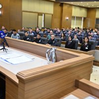 Personel, sertifikalarını Başkan Aktaş’ın elinden aldı 