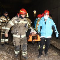Metroda uluslararası tatbikat nefes kesti 