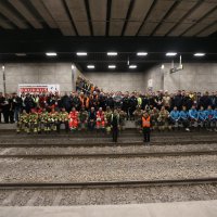 Metroda uluslararası tatbikat nefes kesti 