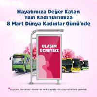 Kadınlara ulaşım ücretsiz 