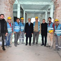 Tarihi yapıda hummalı çalışma 