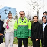 Kadınlar Günü’nde erguvan fidanları toprakla buluştu  