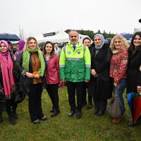 Kadınlar Günü’nde erguvan fidanları toprakla buluştu  