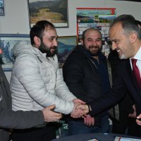 Başkan Aktaş, sahuru gençlerle yaptı 